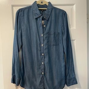 Allen B by Allen Schwartz Denim button down- NWT